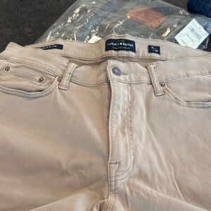 Lucky Brand (1) Tan (1) Moss green Denim Pants